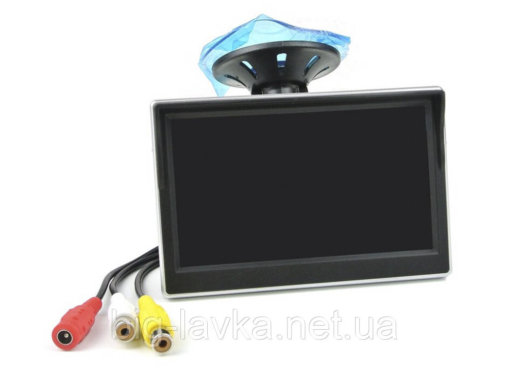 Автомобільний монітор TFT LCD дисплей 5 дюймів Чорний