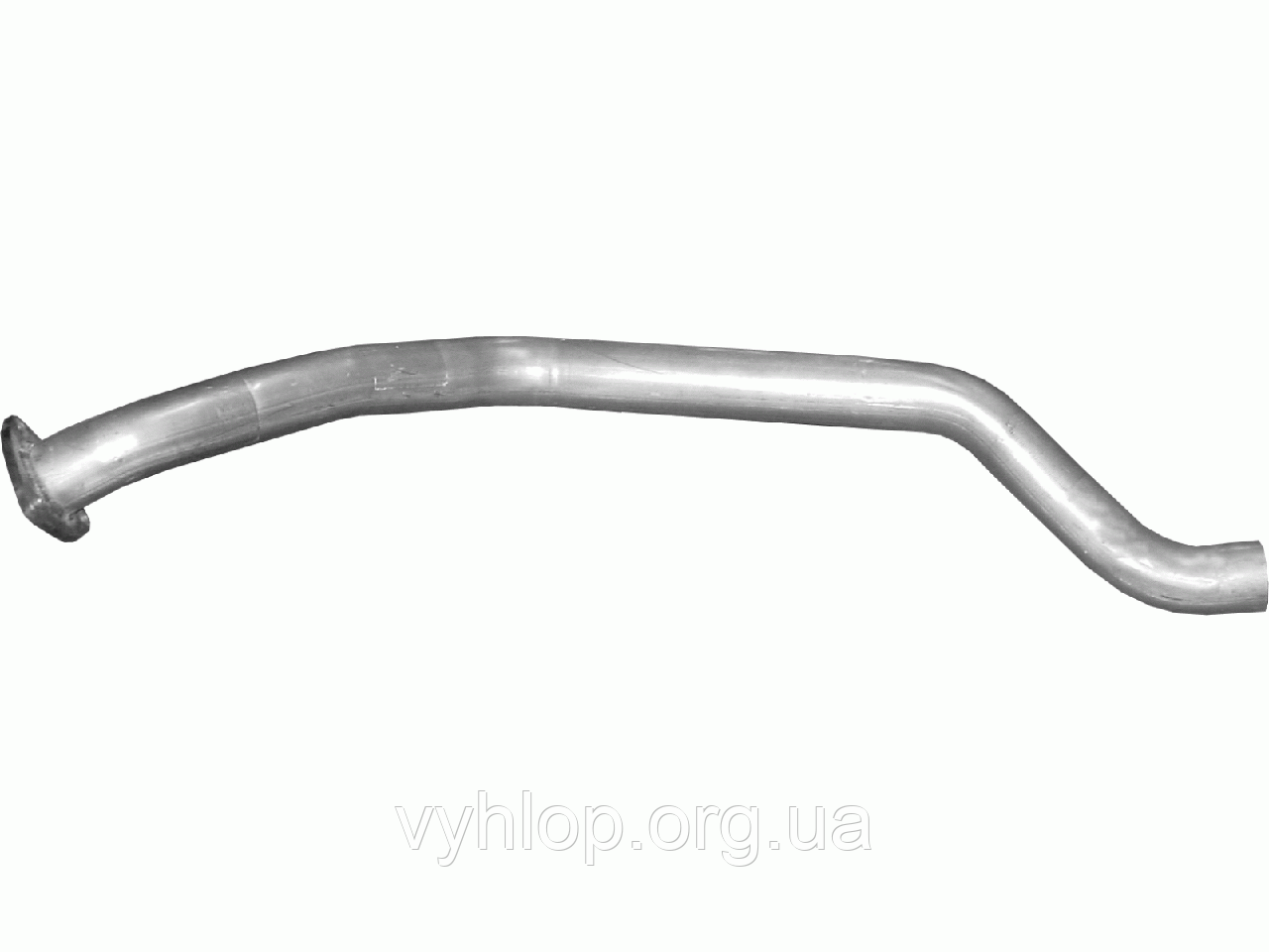 Труба приймальна Ауді А4 (AUDI A4) 1.9 D SEDAN, KOMBI 12/2000 - 12/2004 (01.142) Polmostrow алюминизированный