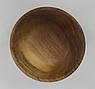 Глибока дерев’яна тарілка з натурального горіха | екологічний посуд для подачі фруктів і страв, фото 5