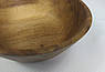 Глибока дерев’яна тарілка з натурального горіха | екологічний посуд для подачі фруктів і страв, фото 6
