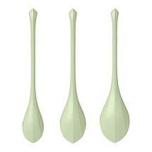 Набір йоні намистин Satisfyer Yoni Power 2 Light Green, діаметр 2-2,5-3cм, вага 22-44-7R SO5549, фото 2
