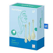 Набір йоні намистин Satisfyer Yoni Power 2 Light Green, діаметр 2-2,5-3cм, вага 22-44-7R SO5549, фото 5