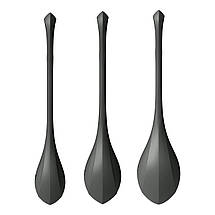Набір йоні намистин Satisfyer Yoni Power 2 Black, діаметр 2-2,5-3sм, вага 22-44-7R SO5550, фото 2