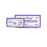 ПГА RT-med USP 6/0 (EP 0,7) зі звор. ріж. голкою 16мм 3/8 кола