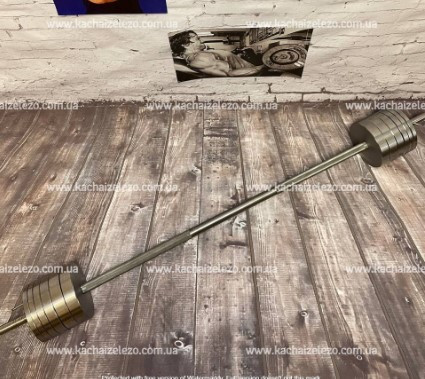 Штанга набірна 49 кг Гантелі, гирі, штанги та диски металеві диски