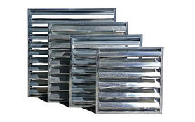 Приточні жалюзі ES100 (920*920*85mm)