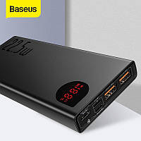 Повербанк Baseus Adaman Metal Overseas edition 22.5W 20000 mAh Black (PPAD070101) Гарантия!