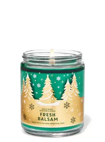Ароматизована свічка Fresh Balsam Bath & Body Works