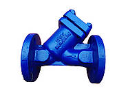 Фільтр фланцевий Zetkama Польща тип 821А сітчастий осадовий чавунний DN25 PN16