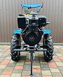 Мотоблок дизельний ДТЗ-512ДНЕ 12л.с. (стартер), фото 6
