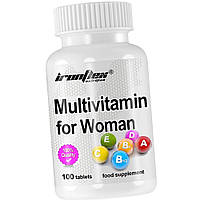 Вітаміни і мінерали для жінок IronFlex Multivitamin for Women 100 таблеток
