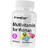 Вітаміни і мінерали для жінок IronFlex Multivitamin for Women 100 таблеток, фото 4