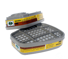 Подвійний змінний вугільний фільтр для респіраторної маски 3M 6003CH захист від органічної пари та водню