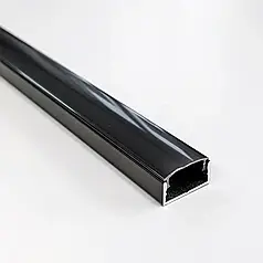 Набір Biom профіль алюм. чорний ЛП7B + розсіювач чорний LP-7B+LM-UB