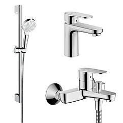 Комплект змішувачів для ванни HANSGROHE VERNIS BLEND 71550111 хром латунь 125243