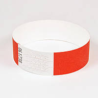Одноразовый бумажный браслет на руку Красный 100 шт