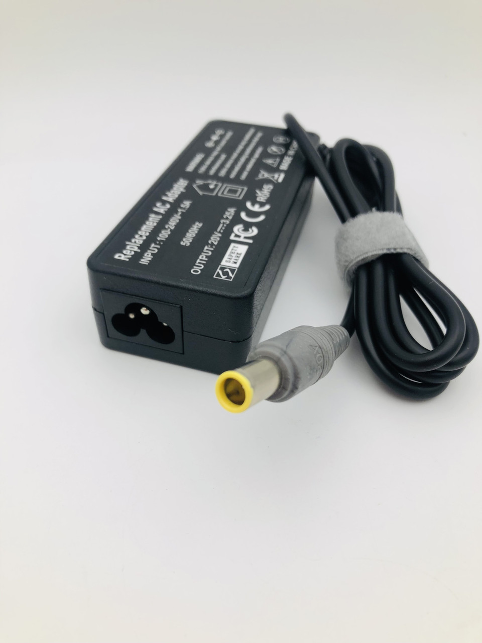 Блок живлення для ноутбука Lenovo, роз'єм 7.9*5.5 pin, 20V, 3.25 A, 65W, чорний, без кабелю