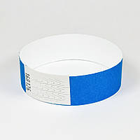 Одноразовый бумажный браслет на руку Синий 500 шт