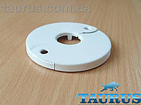 Белый разборный фланец - чашка ThermoPulse DUO D70 / высота 6 мм White, внутренний размер 1/2" d20мм