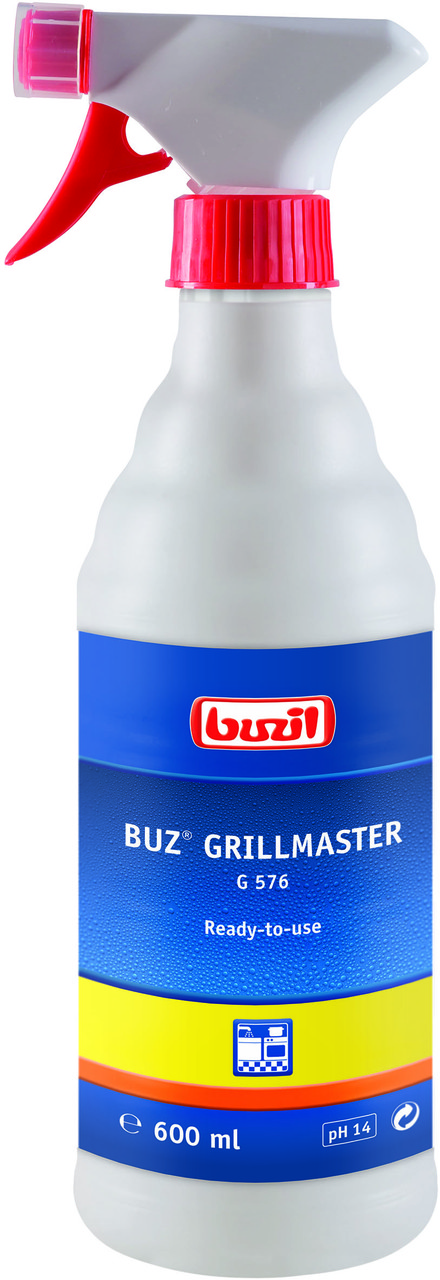 Миючий засіб Buzil G576 GrillMaster 600 мл для чищення духовок грилів на промислових кухнях
