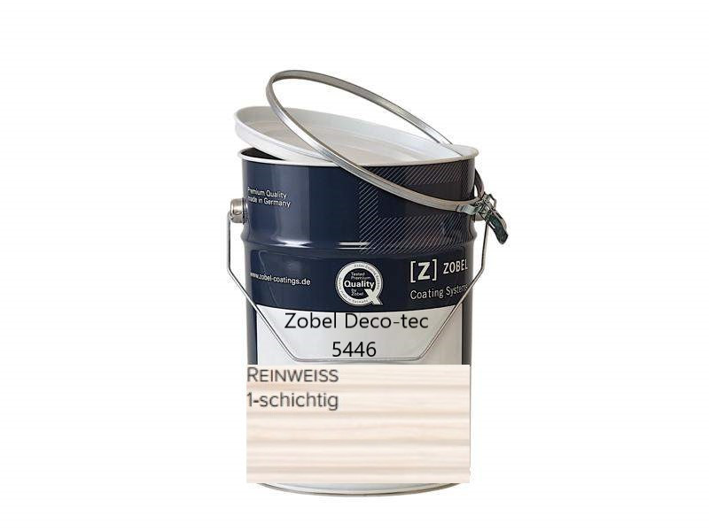 Олія Zobel Deco-tec 5446 TopOil 2in1 UVPlusX для терас та ін. дерев'яних елементів , 3л (Німеччина),колір- Reinweiss/Pure White