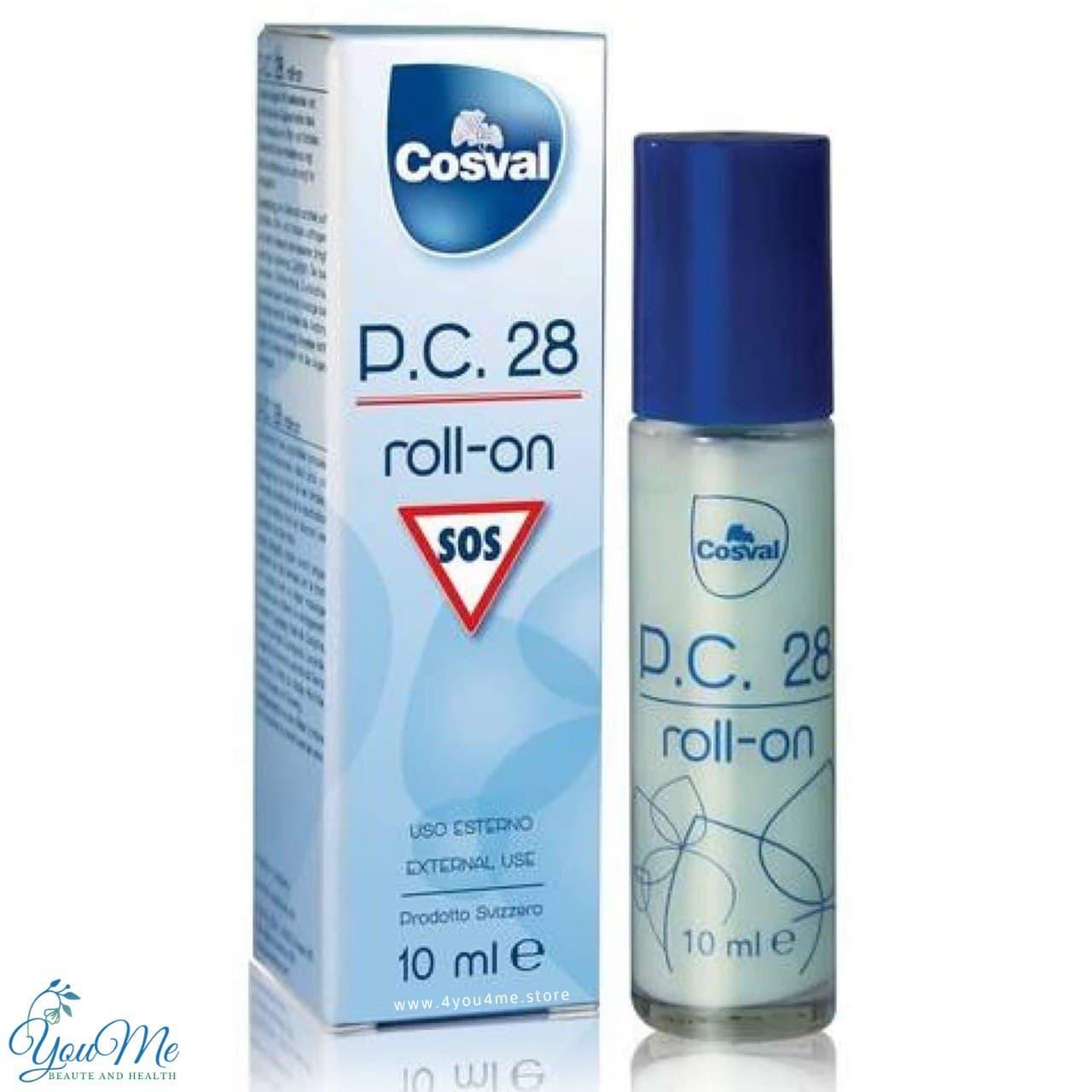 PC 28 Roll-on Швидка допомога у разі головного болю в сумочці Швейцарія 10 мл