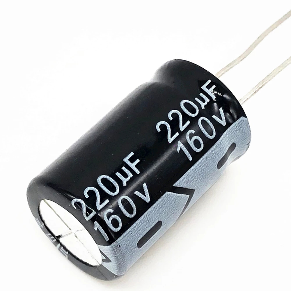 Конденсатор 220uF 160V  220 мкф 160в 16*25