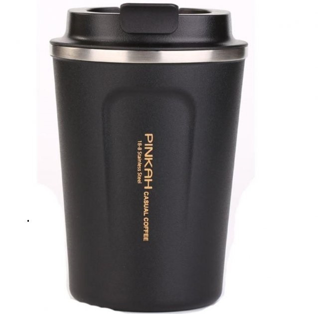 Термокухоль Pinkah PJ-3548-L 380 мл Чорна S