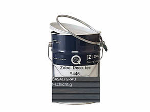 Олія Zobel Deco-tec 5446 TopOil 2in1 UVPlusX для терас та ін. дерев'яних елементів , 3л (Німеччина),колір- Basaltgrau