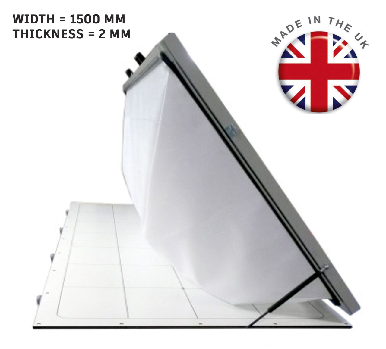 СИЛІКОНОВА МЕМБРАНА ДЛЯ ВАКУУМНОГО ПРЕСА 1500ММ - 2 ММ, фото 1