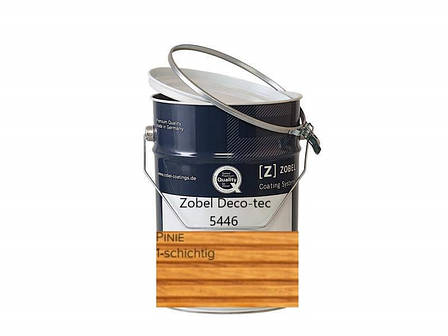 Олія Zobel Deco-tec 5446 для терас та ін. дерев'яних елементів , 3л (Німеччина), колір - Pinie / Red Pinie, фото 1