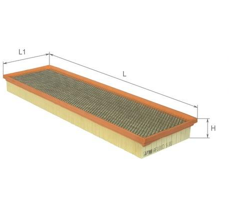 Фільтр повітряний BMW E36 E34 E39 M51 виробник ALPHA FILTER, фото 1
