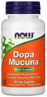 Мукуна пекуча Now Foods - Dopa Mucuna (90 капсул)