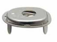 LIFT THE DOT тунельна застібка, арт. 814228670, нікельована латунь 7,0мм