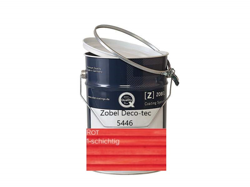 Олія Zobel Deco-tec 5446 TopOil 2in1 UVPlusX для терас та ін. дерев'яних елементів , 3л (Німеччина),колір - Rot