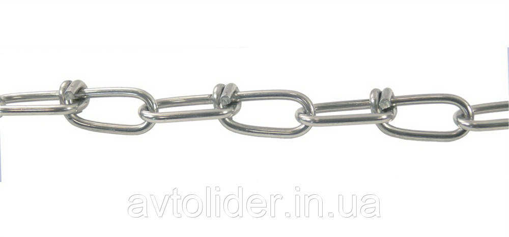 Ланцюг кручений (вузловий), DIN 5686, нержавіюча сталь А4 (AISI 316)