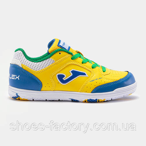 Шкіряні футзалки Joma TOP FLEX JR28 TPJW2128IN (Оригінал) 33р. (ID ...