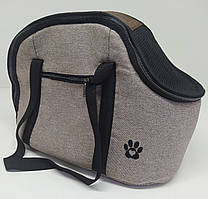 Сумка переноска для тварин Лофт №0 220х320х270