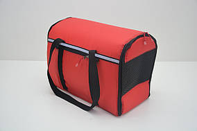 Сумка переноска матрас для собак котов Турист красная №0 210х340х280