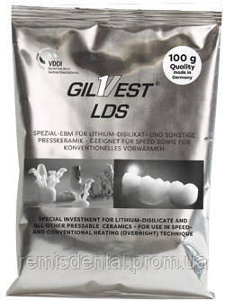 Пакувальна маса для дисиликата літію Gilvest LDS, Гилвест ЛДС (50х100д), Giulini, Німеччина