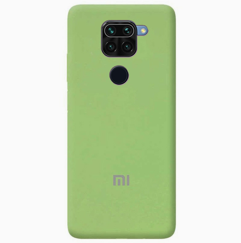 Чохол Silicone case Premium для Xiaomi Mi Note9 Mint (19) м'ятний