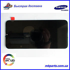 Дисплей з сенсором Samsung A202 Galaxy A20e Black, GH82-20229A, оригінал без рамки!