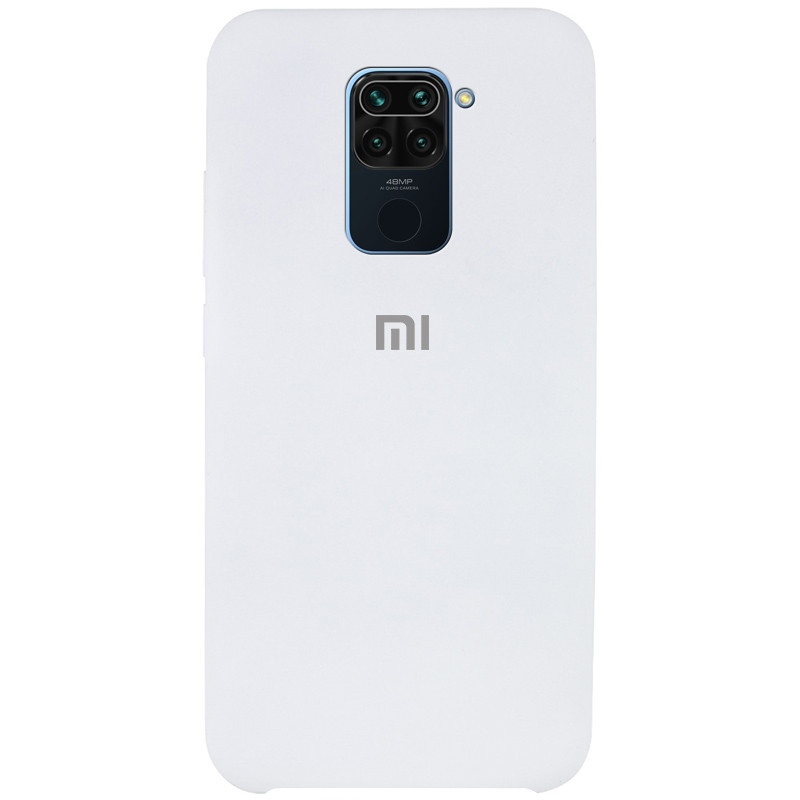 Чохол Silicone case Premium для Xiaomi Mi Note9Pro/9S White (09) білий