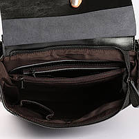 Стильний жіночий рюкзак з натуральної шкіри Чорний Tiding Bag - 66542, фото 10