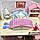 Ляльковий 3D будинок конструктор Румбокс DIY House Румбокс Hongda craft Pink loft M033 із захисним куполом від пилу, фото 4