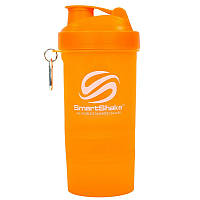 Шейкер для спортивного питания 3-х камерный SMART SHAKER (400+100+100м) SP-Sport FI-5053 оранжевый