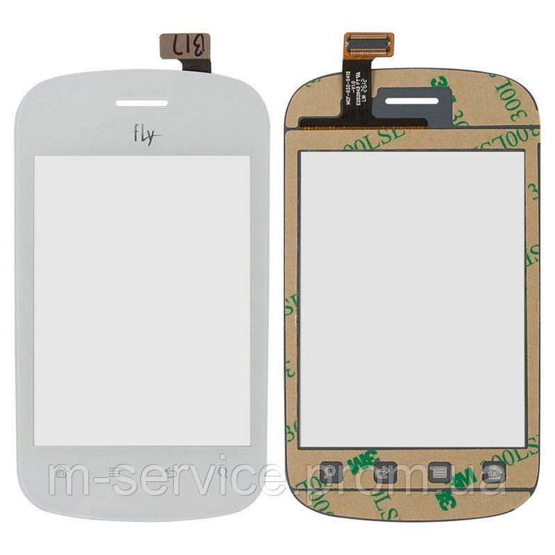 Сенсорна панель (white) Fly IQ235 (166100097), оригінал, фото 1