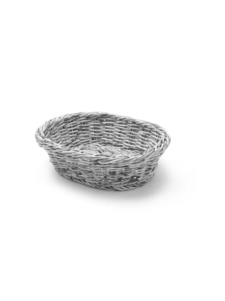Кошик для хліба круглий сірий 250x190x(h)65 мм Hendi 426616