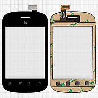 Сенсорна панель (grey) Fly IQ235 (166100096), оригінал