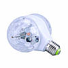 Диско лампа подвійна обертова E27 / Світлодіодна диско лампа, що обертається, фото 4